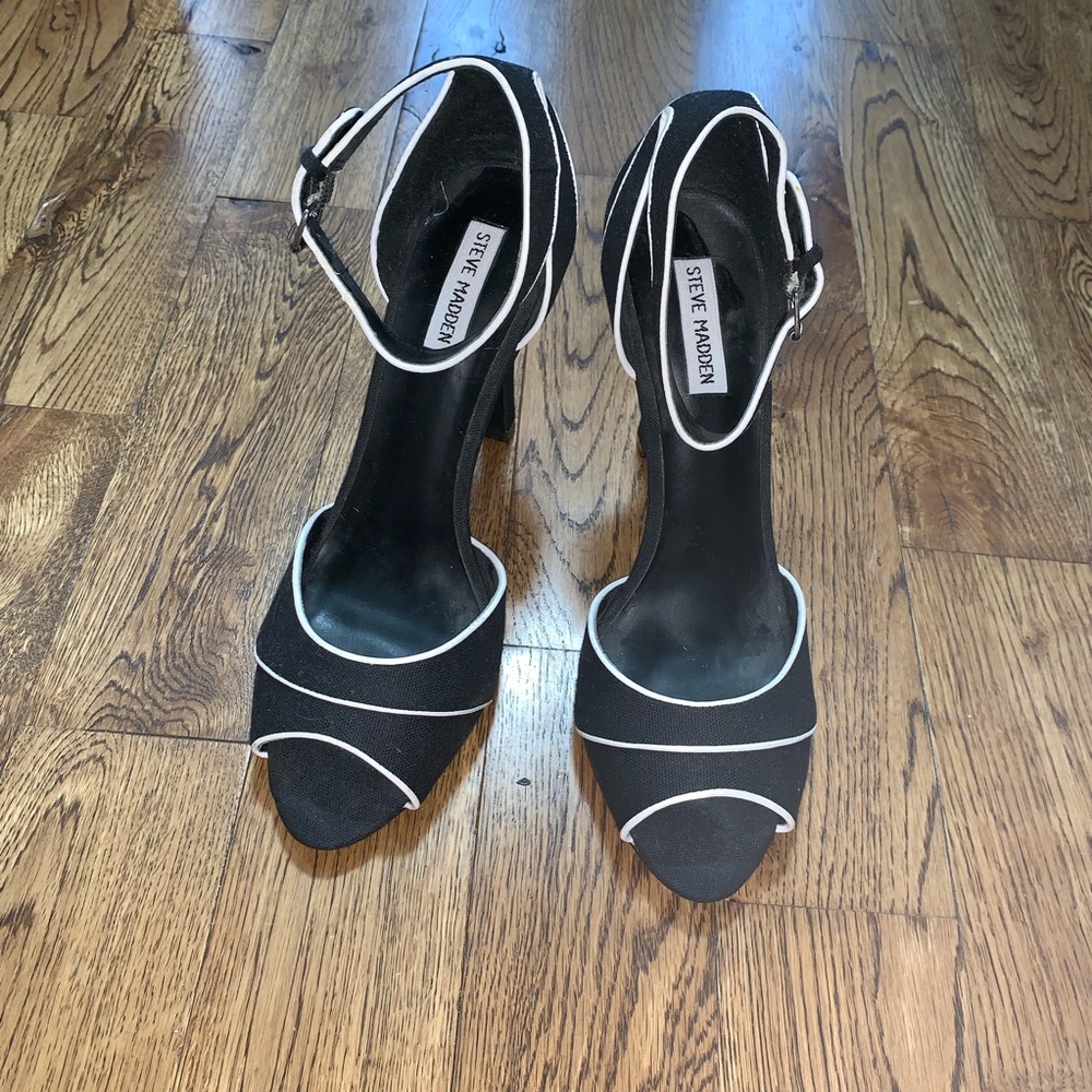 Steve Madden Peep Toe Ankle Strap Heel Make offer
